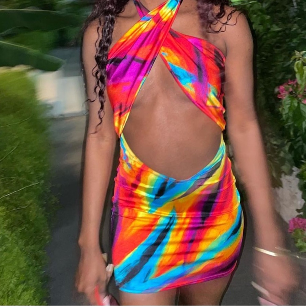 Vibrant dress
